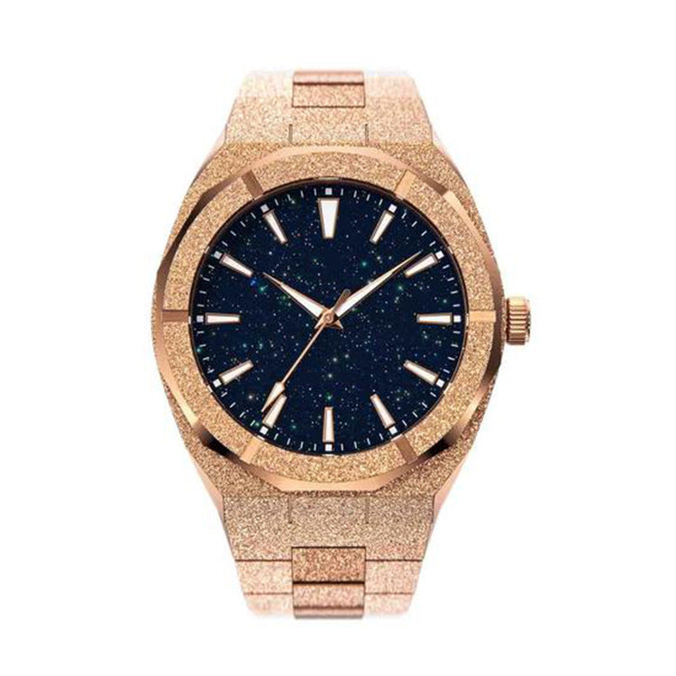 Valux, Skyfall, Ember Gold, Rose Gold Watch, Men’s Luxury Watch, Stainless Steel, Quartz Watch, Modern Style, Premium Timepiece