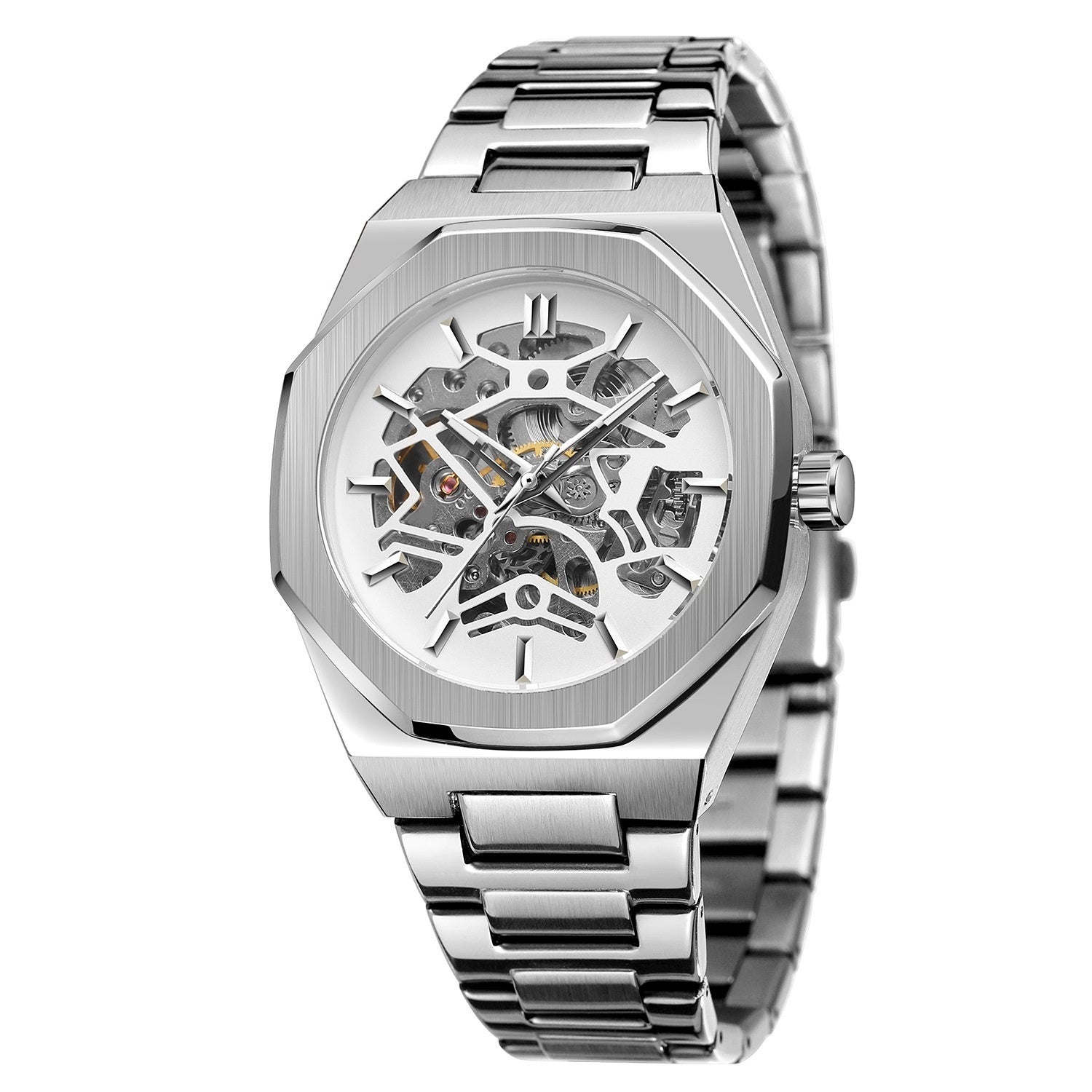 VALUX - AUTOMATIC SKELETON SILVER
